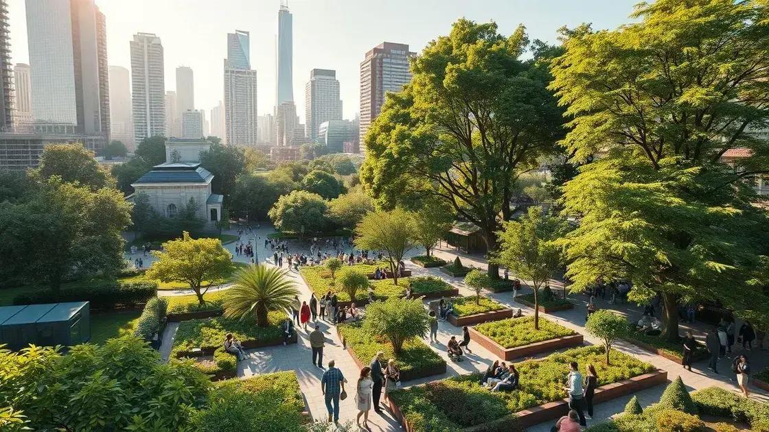 Benefits for urban environments