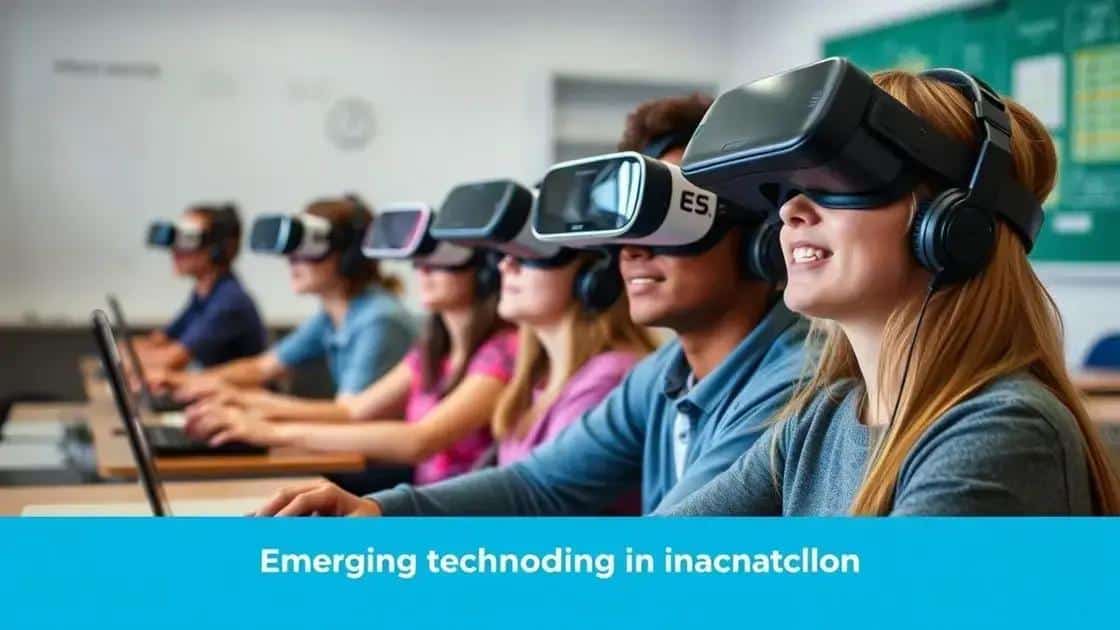 Emerging technologies in education