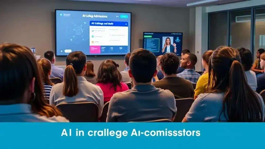 Preparing for AI-driven admissions processes