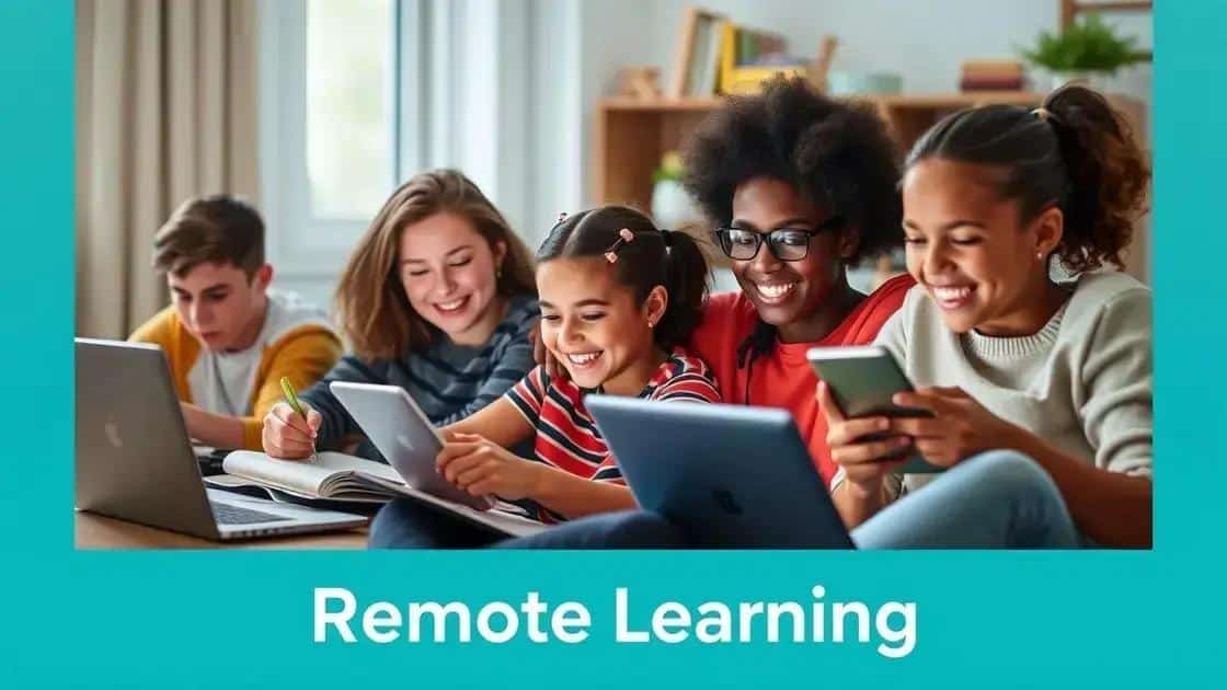 Benefits of remote learning for students