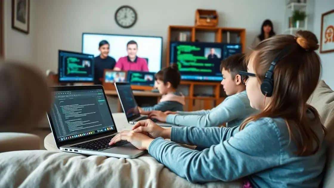 Impact of online learning on coding education