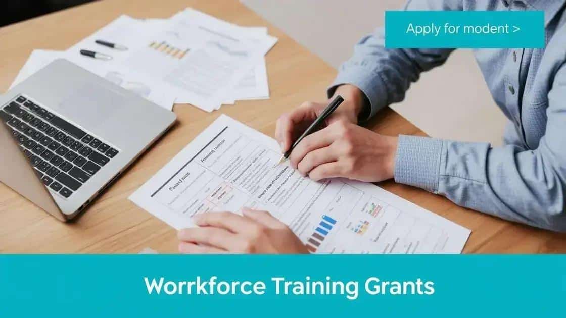 How to apply for workforce training grants