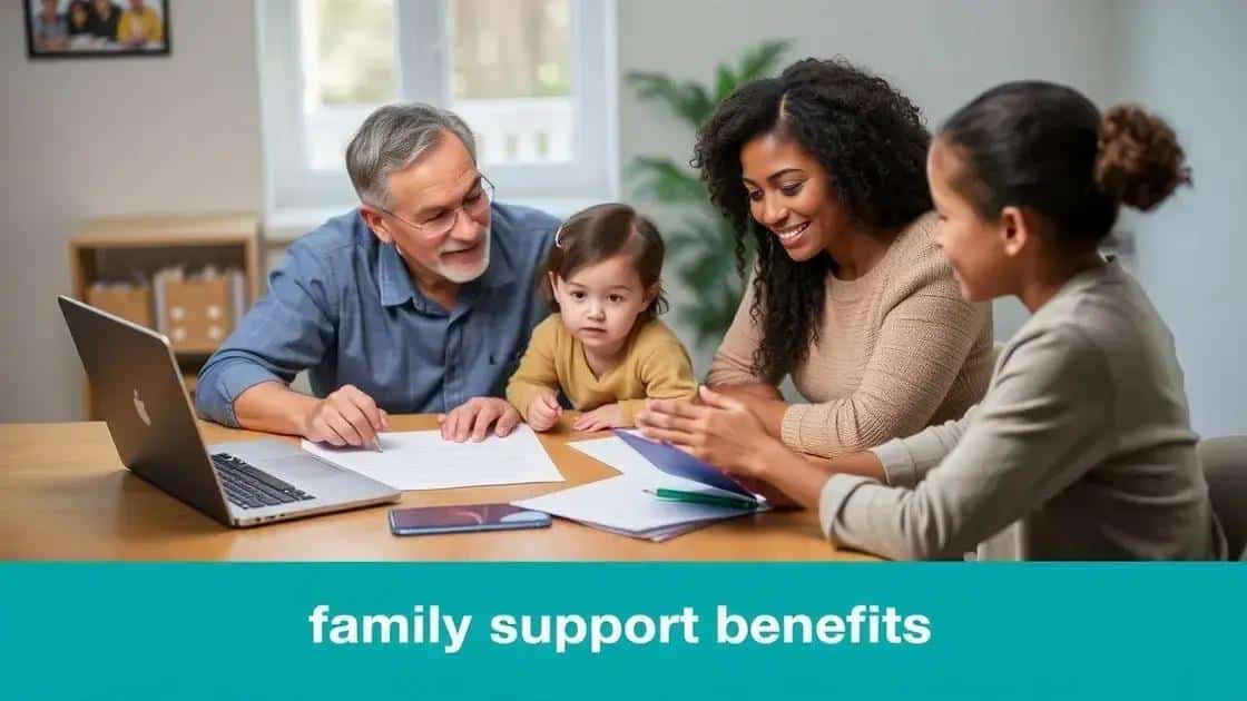 Navigating the application process for family support benefits