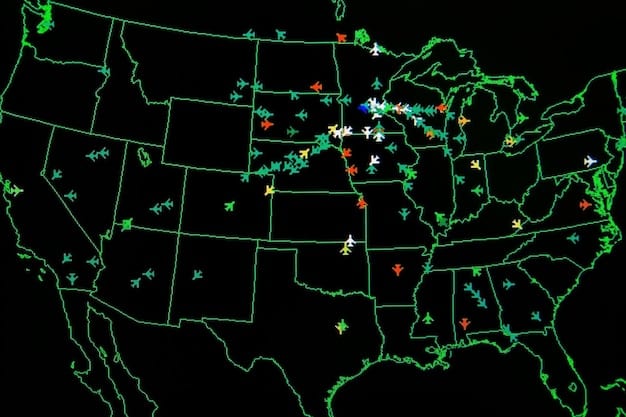 A map of the United States with highlighted points representing critical infrastructure sectors being targeted by cyberattacks, with lines connecting the points to show the network of interconnectedness and vulnerability.