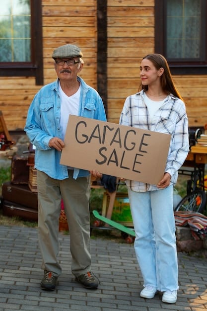 A split-screen image showing, on one side, a family struggling to afford groceries and gas due to high-interest rates, and on the other side, a business owner hesitant to expand their operations because of expensive loans.
