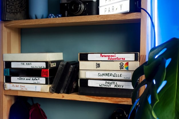 A close-up shot of a shelf filled with various K-Drama OST albums, photo books, and character-themed figurines. The albums are neatly stacked, showcasing the vibrant cover art and titles. The figurines are arranged artfully, depicting characters from popular K-Dramas in dynamic poses.