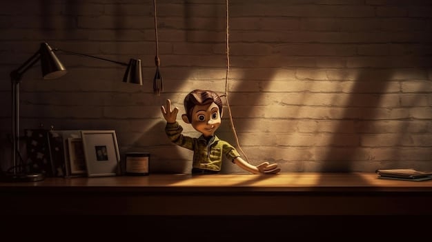A poignant image from a dorama showing a character overworked at their desk, with visible signs of exhaustion and stress, reflecting the issue of 
