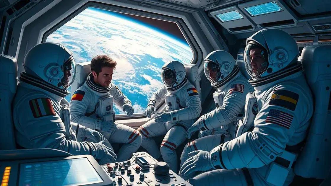 Collaboration with international space agencies