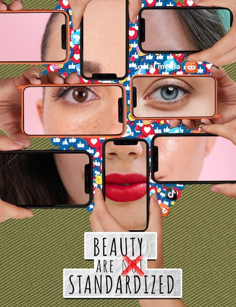 A collage image featuring screenshots from various popular K-dramas that showcase diverse fashion styles and makeup looks. Each screenshot should highlight a different trend or aesthetic element.