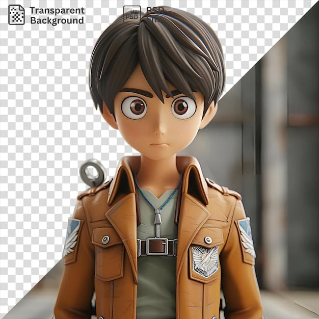 A close-up shot of a meticulously crafted anime figurine from the 