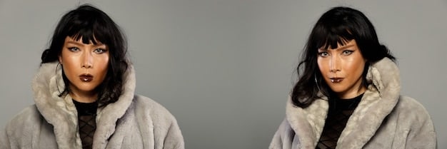 A split image showing a side-by-side comparison of popular fashion trends from the year 2000 and current fashion trends. The 2000s side features low-rise jeans, crop tops, and chunky sneakers, while the current side shows modern interpretations of these styles with a focus on sustainability and inclusivity.