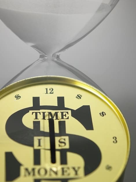 A close-up of a ticking clock with dollar signs in the background, symbolizing the time-sensitive nature of financial opportunities.