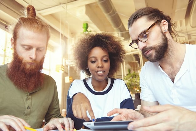 A group of diverse professionals collaborating around a table, brainstorming ideas and symbolizing the power of strategic alliances and networking.