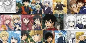 Anime characters from 2024 US releases alongside their manga counterparts, illustrating adaptation differences.