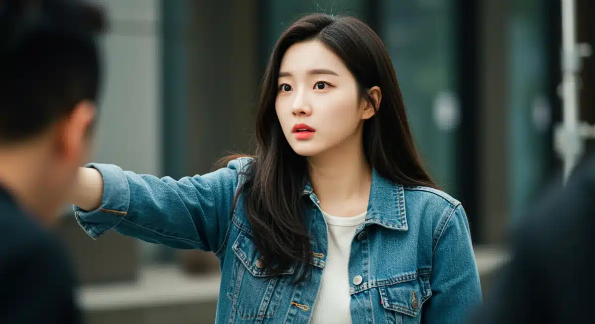 Captivating image of a talented young Korean actress, demonstrating her versatility and strong on-screen presence.