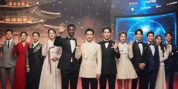 K-drama stars on red carpet, symbolizing global influence on casting