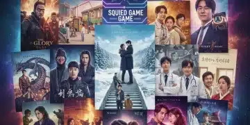 Collage of diverse K-Drama series posters on streaming platforms